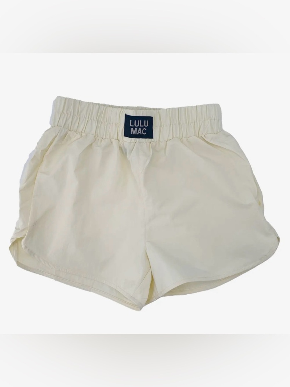 Lulu Mac Youth 1000 White Athletic Shorts